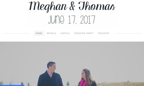 Weebly Wedding Website Designs